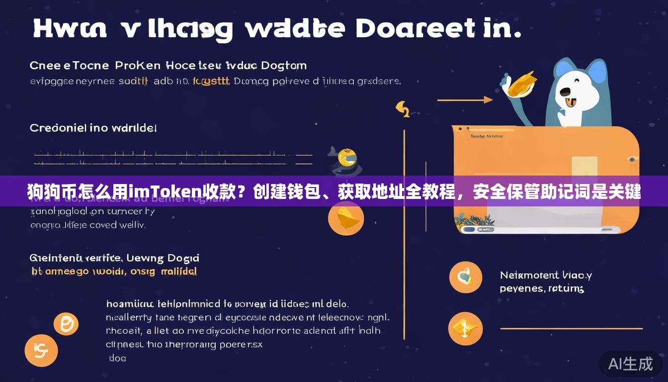 狗狗币怎么用imToken收款?创建钱包、获取地址全教程,安全保管助记词是关键 狗狗币怎么用imToken收款?创建钱包、获取地址全教程,安全保管助记词是关键