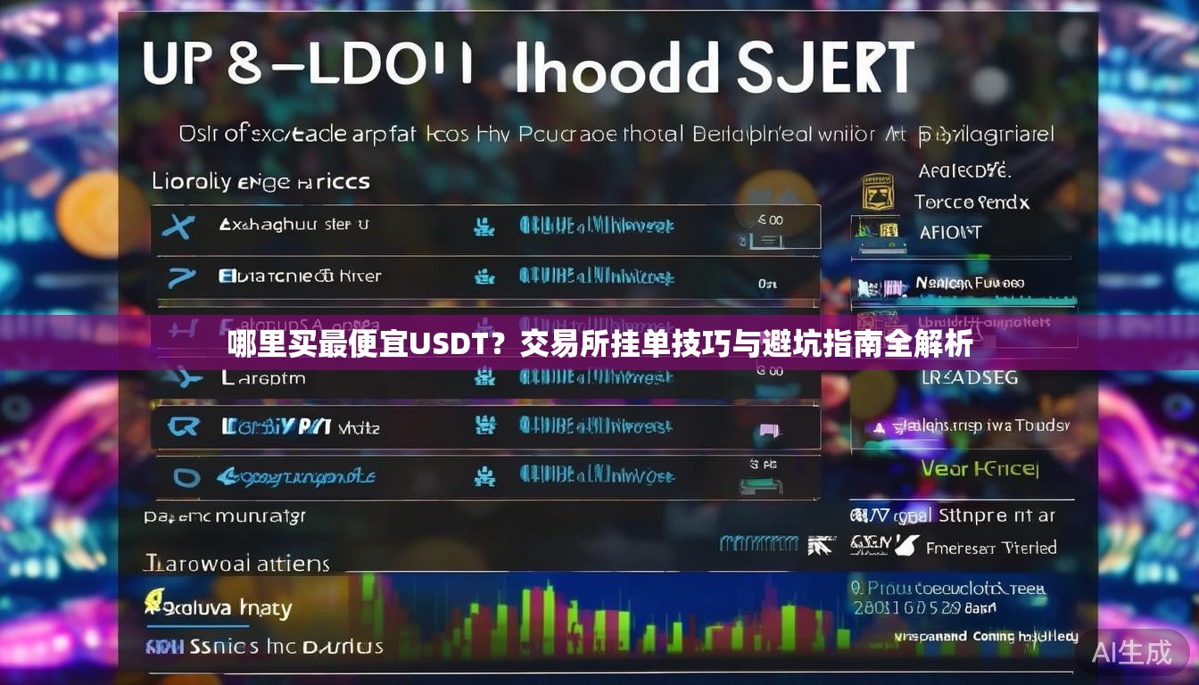 哪里买最便宜USDT?交易所挂单技巧与避坑指南全解析 哪里买最便宜USDT?交易所挂单技巧与避坑指南全解析