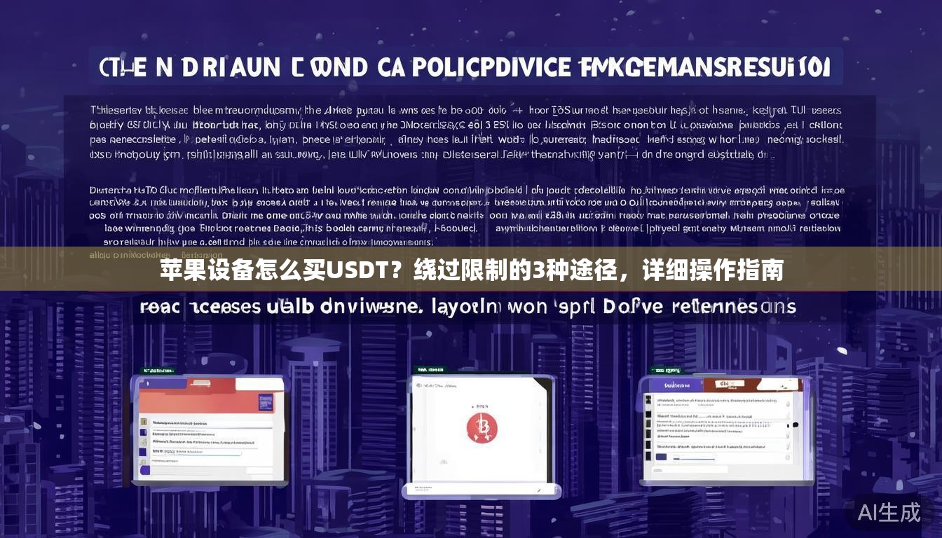 苹果设备怎么买USDT?绕过限制的3种途径,详细操作指南 苹果设备怎么买USDT?绕过限制的3种途径,详细操作指南