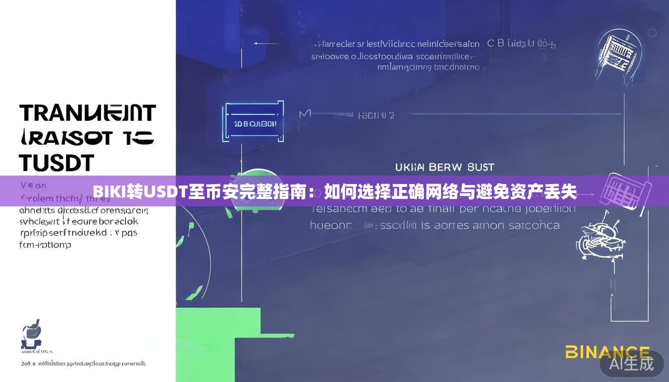 BIKI转USDT至币安完整指南:如何选择正确网络与避免资产丢失 BIKI转USDT至币安完整指南:如何选择正确网络与避免资产丢失