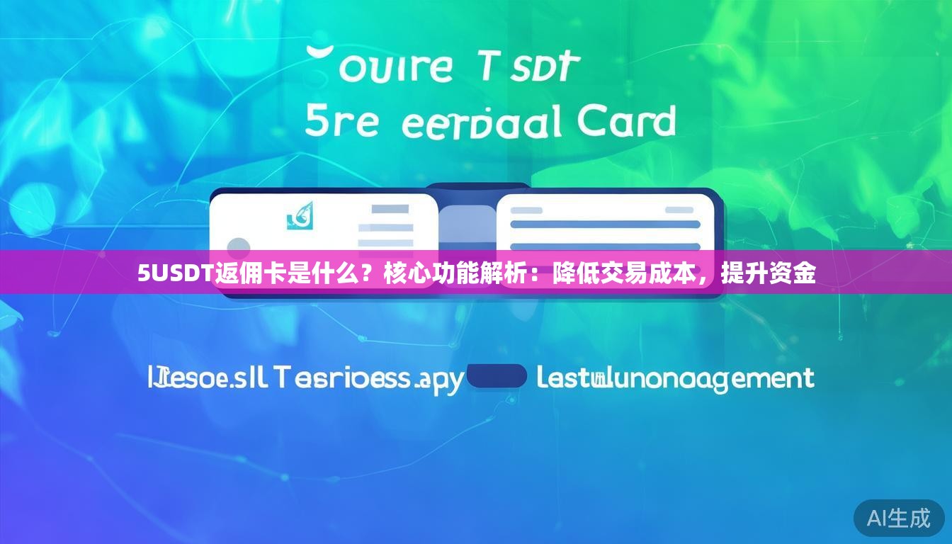 5USDT返佣卡是什么?核心功能解析:降低交易成本,提升资金 5USDT返佣卡是什么?核心功能解析:降低交易成本,提升资金