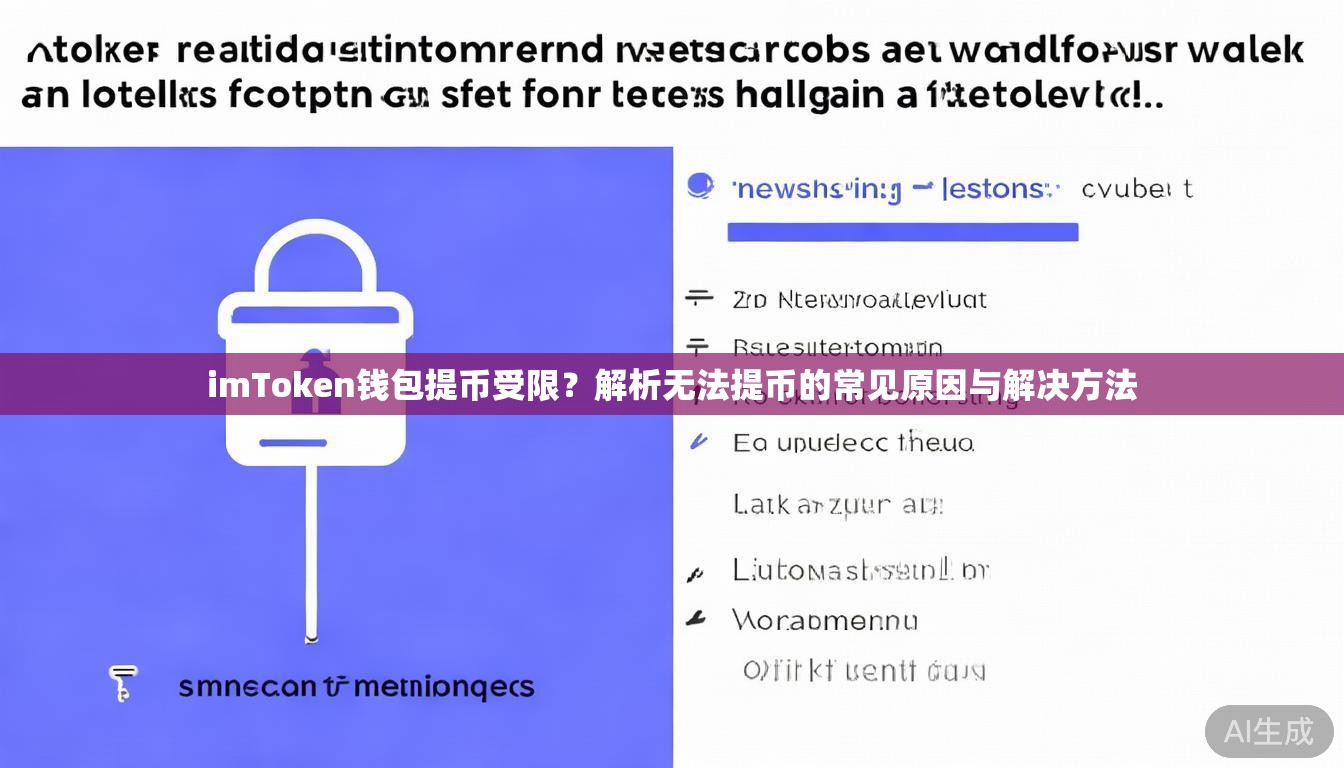 imToken钱包提币受限?解析无法提币的常见原因与解决方法 imToken钱包提币受限?解析无法提币的常见原因与解决方法