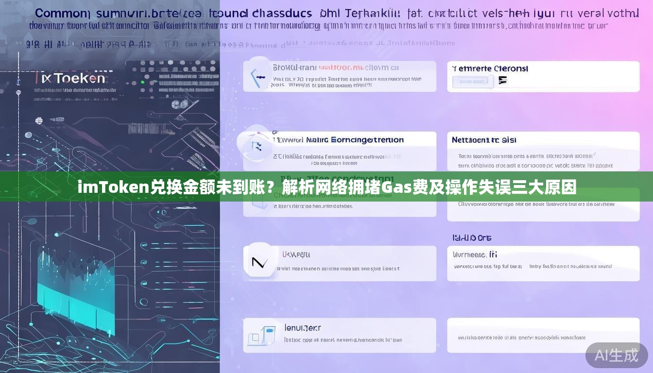 imToken兑换金额未到账?解析网络拥堵Gas费及操作失误三大原因 imToken兑换金额未到账?解析网络拥堵Gas费及操作失误三大原因