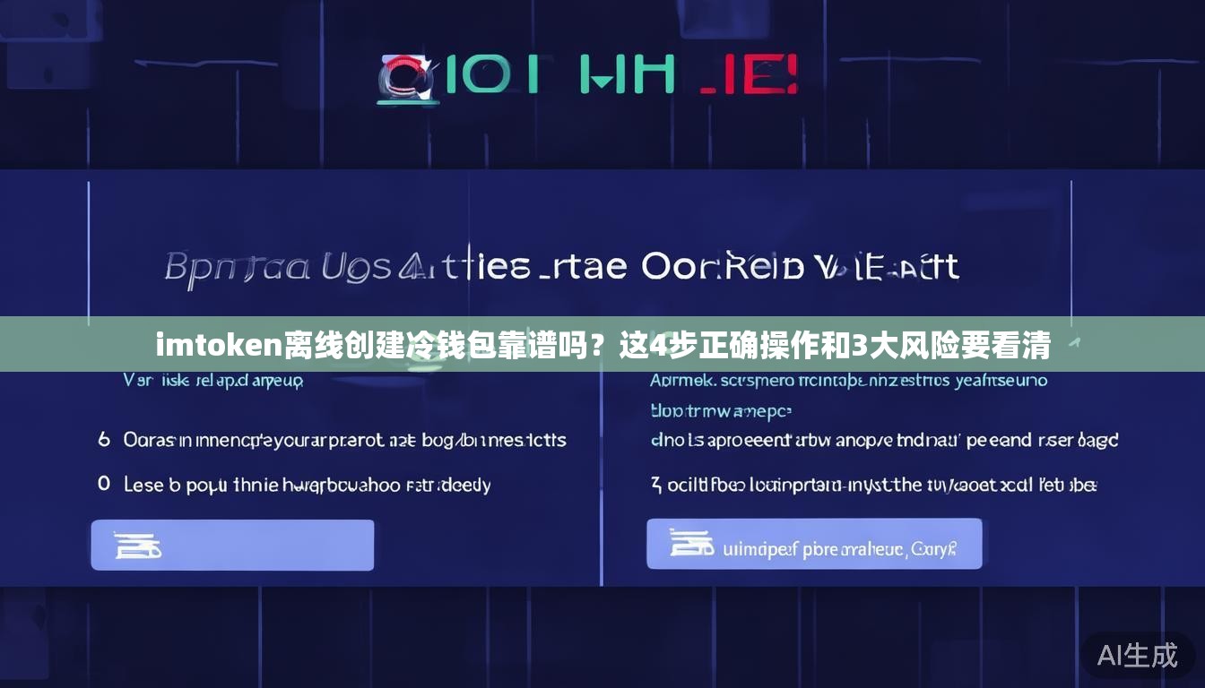 imtoken离线创建冷钱包靠谱吗?这4步正确操作和3大风险要看清 imtoken离线创建冷钱包靠谱吗?这4步正确操作和3大风险要看清