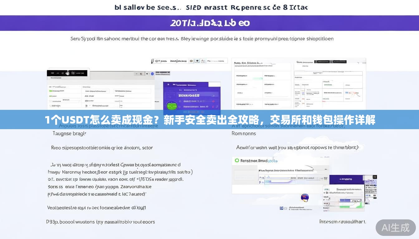 1个USDT怎么卖成现金?新手安全卖出全攻略,交易所和钱包操作详解 1个USDT怎么卖成现金?新手安全卖出全攻略,交易所和钱包操作详解