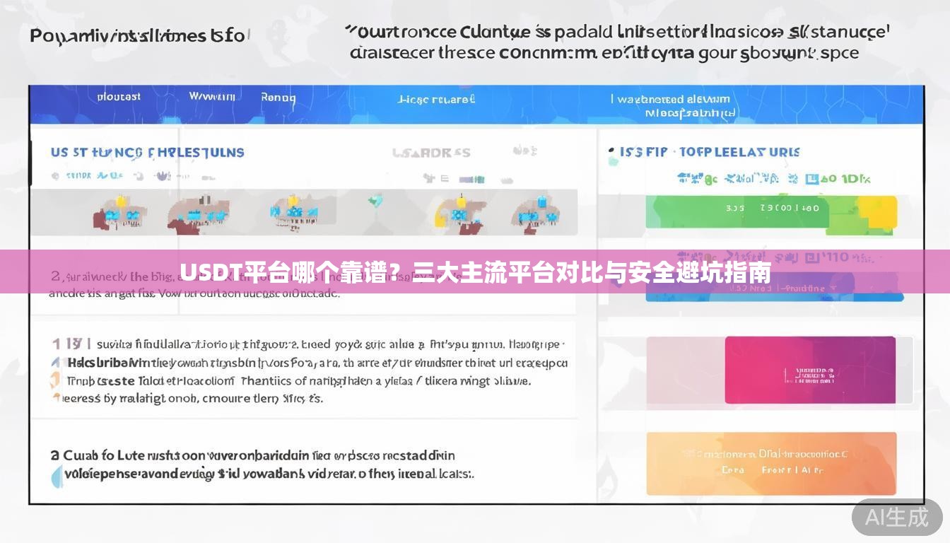 USDT平台哪个靠谱?三大主流平台对比与安全避坑指南 USDT平台哪个靠谱?三大主流平台对比与安全避坑指南