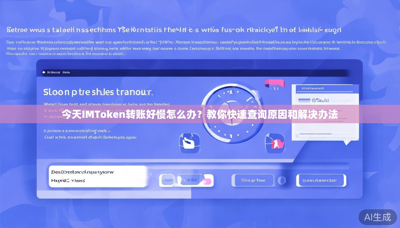 今天IMToken转账好慢怎么办？教你快速查询原因和解决办法