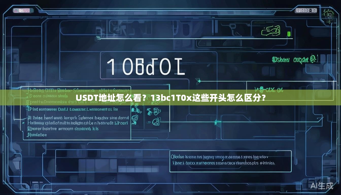 USDT地址怎么看？13bc1T0x这些开头怎么区分？
