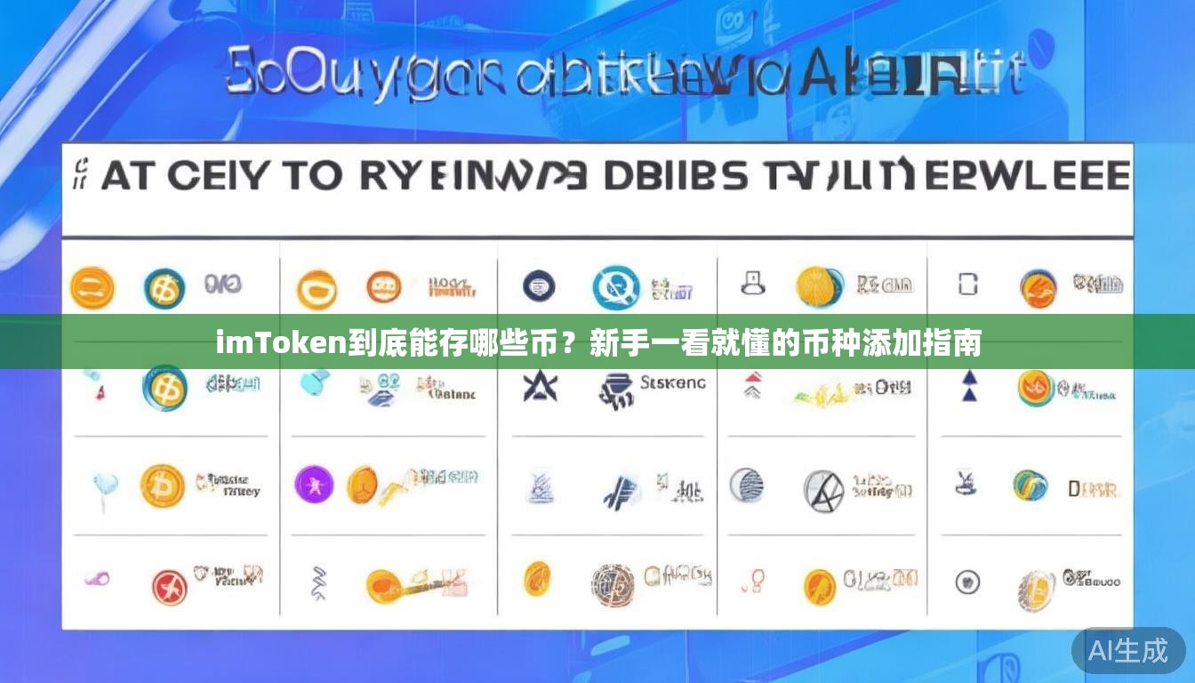 imToken到底能存哪些币？新手一看就懂的币种添加指南