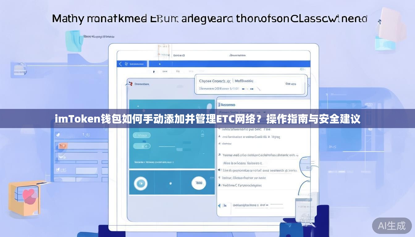 imToken钱包如何手动添加并管理ETC网络？操作指南与安全建议
