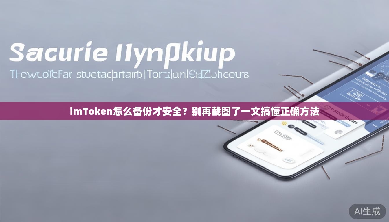 imToken怎么备份才安全？别再截图了一文搞懂正确方法